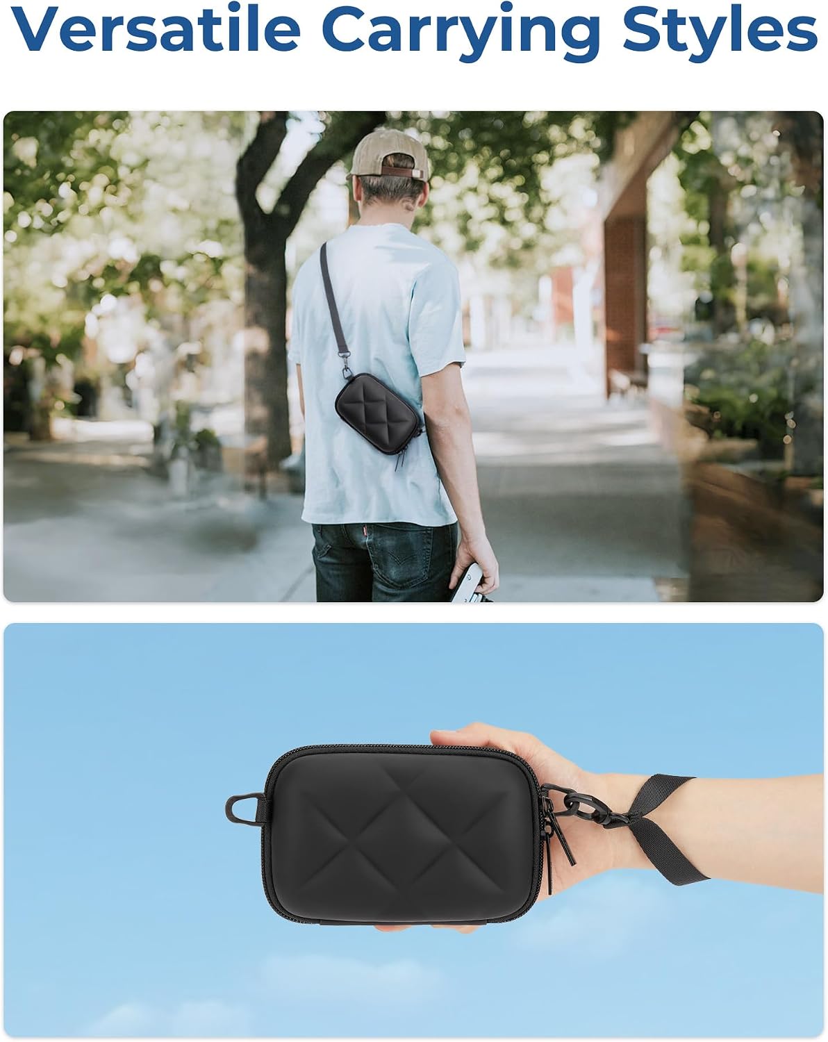BAGSMART Digital Camera Case Protective Lightweight Camera Bag with Strap
