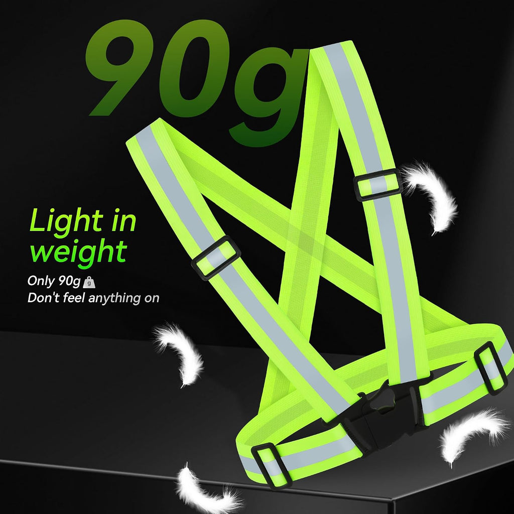 3PCS Reflective Vest Running Gear