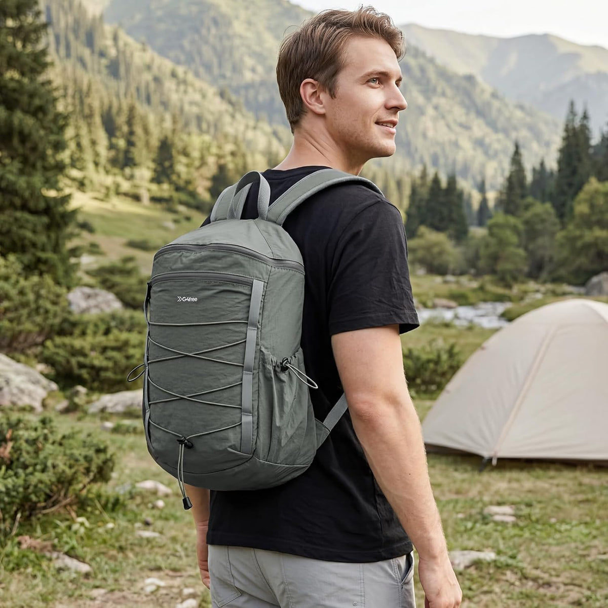 G4Free 20L Hiking Travel Backpack for Women Men