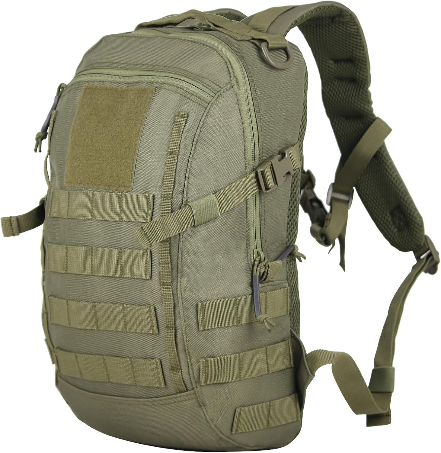 Small Tactical Hiking Backpack, 12L MOLLE Bookbag Daypack for Travel