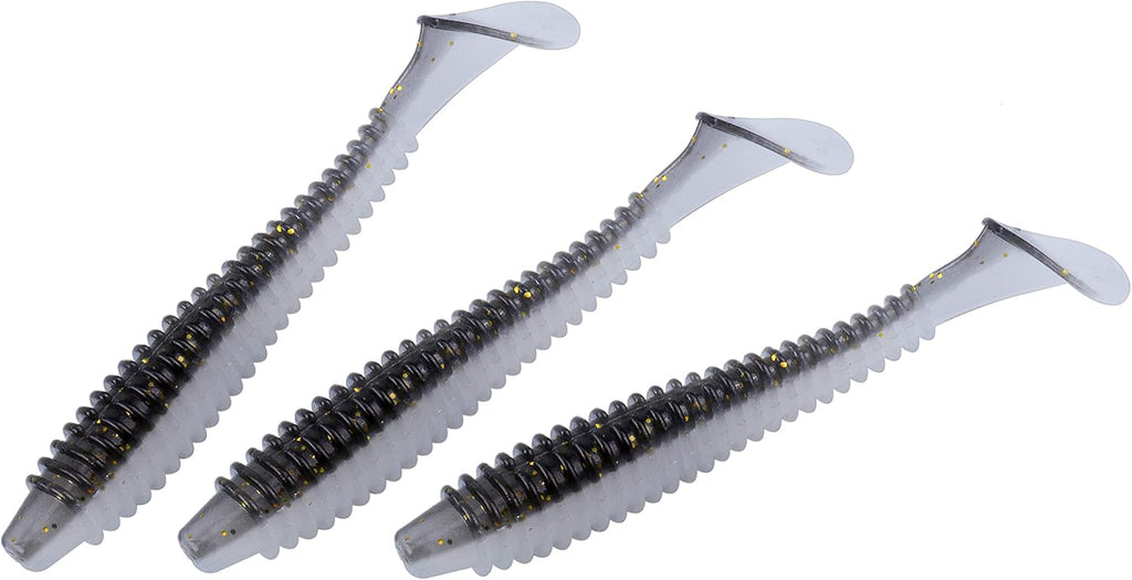 RUNCL Swimbaits Paddle 10/20/30/40PCS, 5/4/3/2 Inchs Paddle Tail, Soft Lure for Trout Crappie Bass, Durable Plastic Bait Swimmer for Saltwater/Freshwater, Fishing Lover's Gift