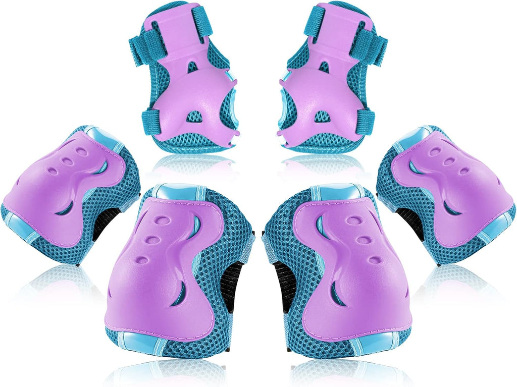 BOSONER Kids/Youth Knee Pad Elbow Pads Guards Protective Gear Set for Roller Skates Cycling BMX Bike Skateboard Inline Skatings Scooter Riding Sports