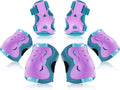 BOSONER Kids/Youth Knee Pad Elbow Pads Guards Protective Gear Set for Roller Skates Cycling BMX Bike Skateboard Inline Skatings Scooter Riding Sports