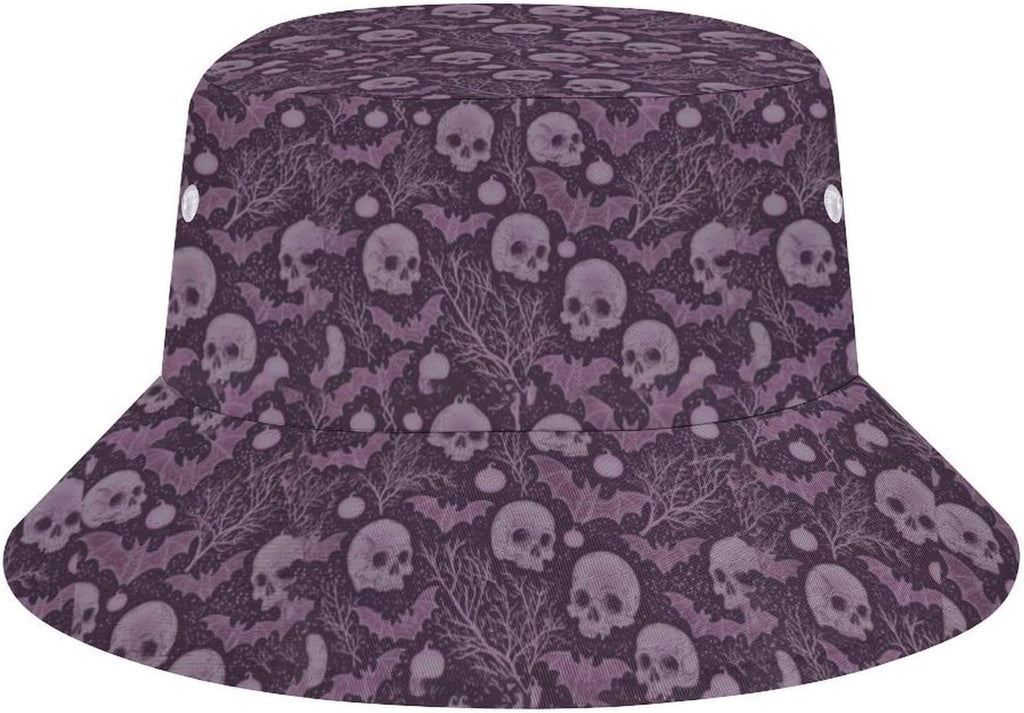 Halloween Bucket Hat for Men Unisex Womens Graphic Safari Hat Outdoor Sun Protection Fisherman Cap