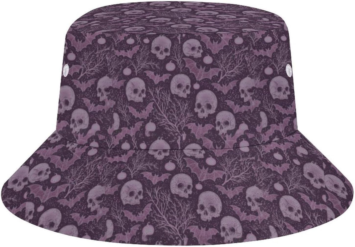 Halloween Bucket Hat for Men Unisex Womens Graphic Safari Hat Outdoor Sun Protection Fisherman Cap