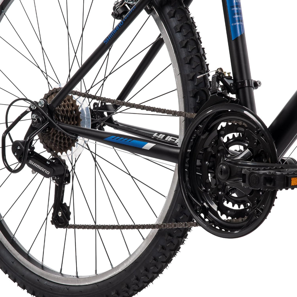 Huffy Stone Mountain Bike 20"/24"/26" for Men/Women/Girls/Boys | 6-Speed (20") or 21-Speed Options, Front or Dual Suspension Options, Multiple Colors, All-Terrain Tires, Shimano Equipped