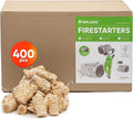 Inflame Fire Starters 400 pcs - Fire Starters for Campfires, Charcoal, BBQ