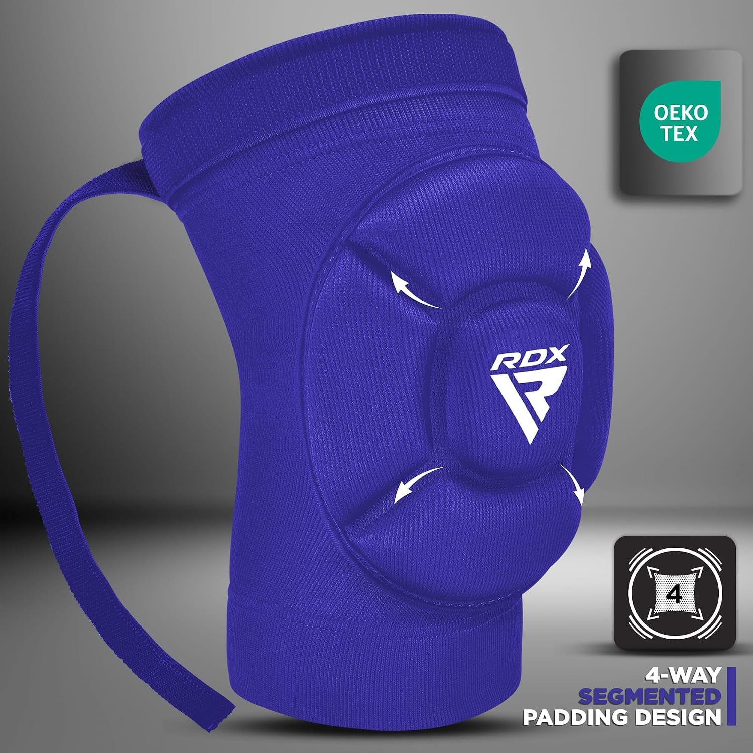RDX Knee Pads for Work, Oeko TEX Certified, Anti-Slip Protective Thick Padded Foam Pad, Collision Avoidance Sleeves Pair, MMA Muay Thai Grappling Volleyball Football Wrestling Gardening.