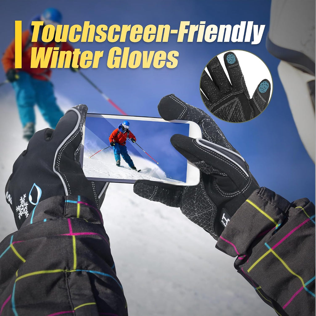 HANDLANDY Winter Work Gloves, 3M Thinsulate Waterproof Insulated Glove for Men Women