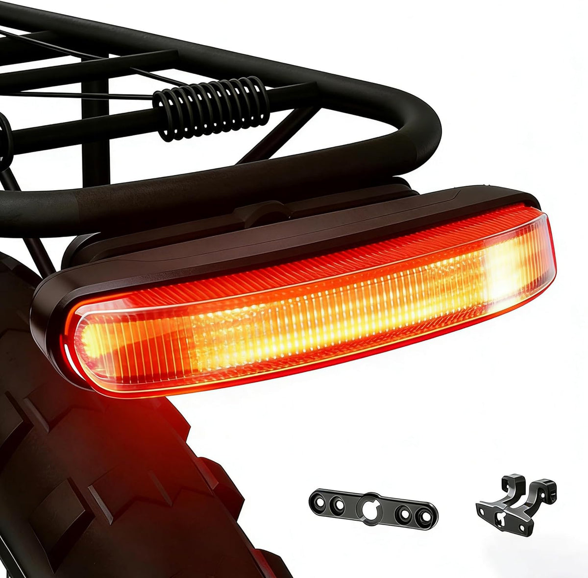 220 LM Rechargeable Bike Tail Light, IPX6 Waterproof Cycling 260° Wide Visible Safety Flashlight,Can emit a Large Light spot 5 Light Mode for Adult Kid Road Mountain Accessories for Night Ride