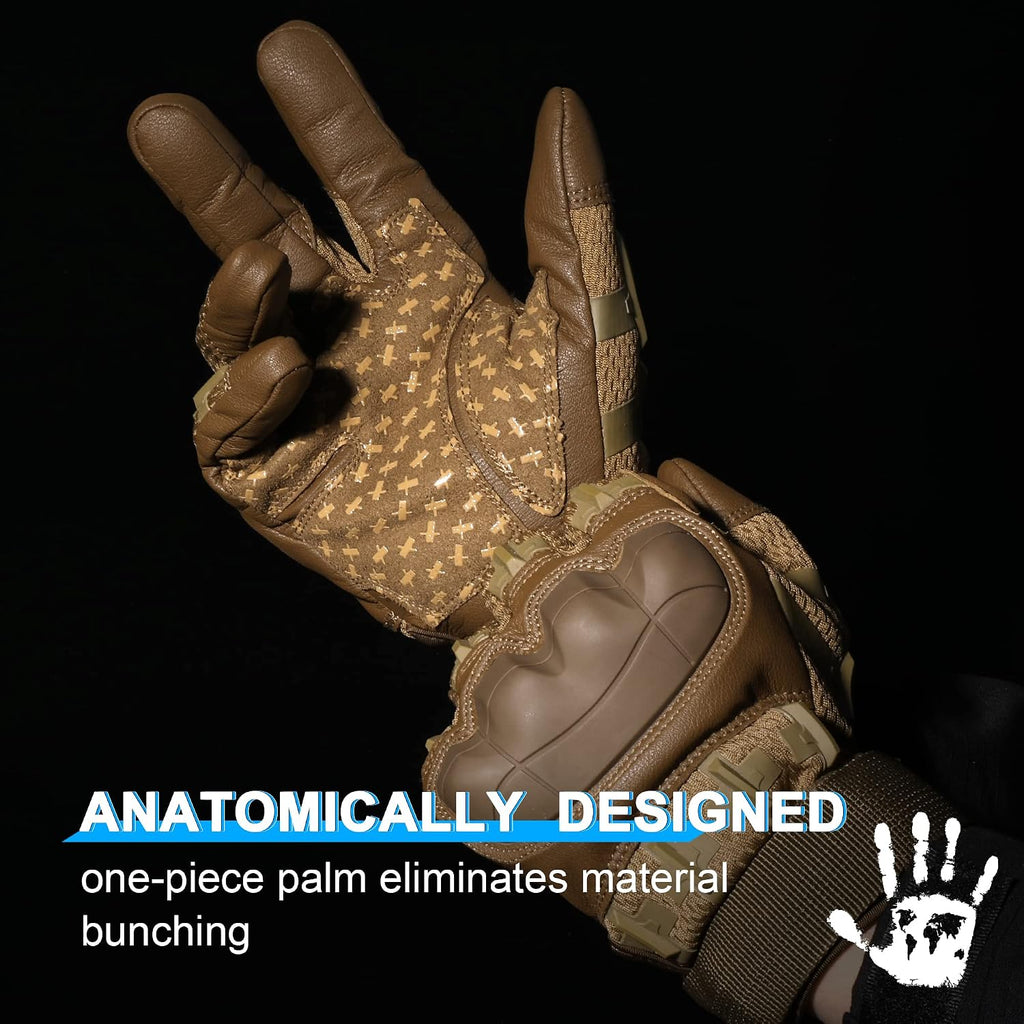 WTACTFUL Tactical Gloves Men Women, Touchscreen Reinforced Palm