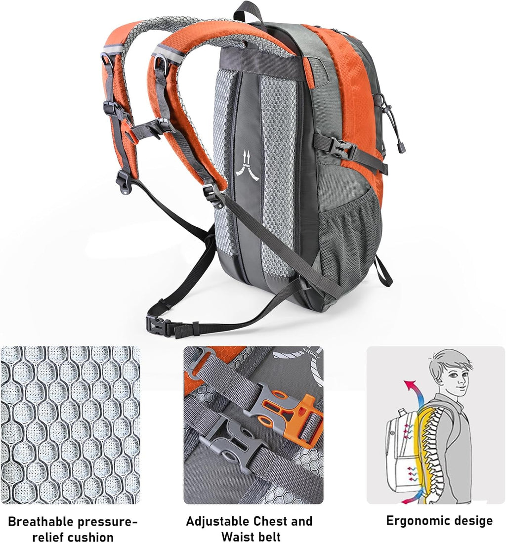 N NEVO RHINO Hiking Backpack,20L Waterproof Hiking Outdoor Daypack