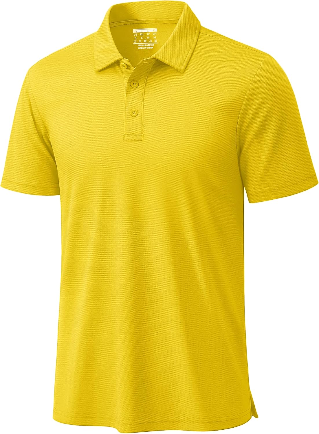 TACVASEN Men's Polo Shirts Short Sleeve Dry Fit Collared Golf Shirt