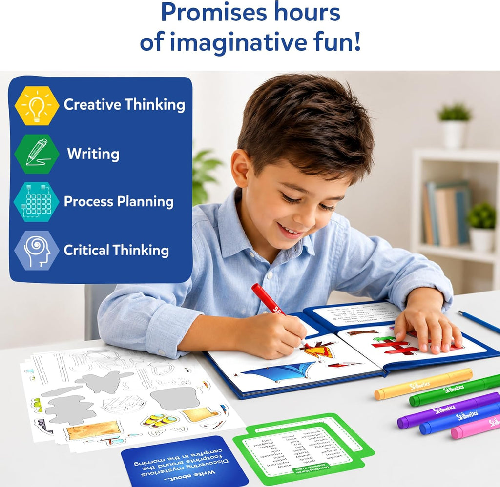 Skillmatics Storybook Art Kit – Adventures, Writing Activity, Gift for Kids