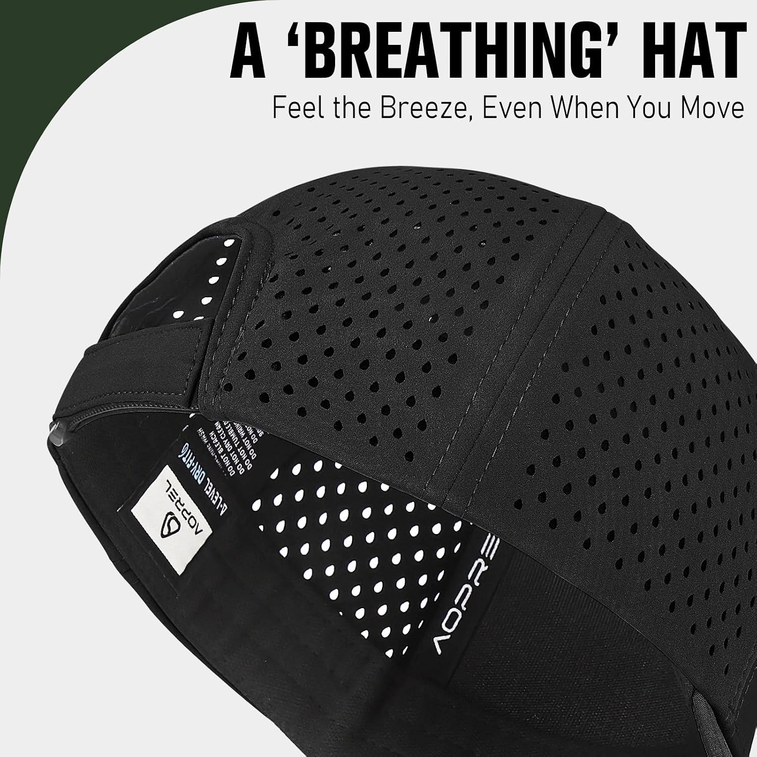 AOPREL Baseball Cap Breathable Mesh Golf Hat Quick Dry Adjustable Baseball Hats for Men and Women Sport Running Workout