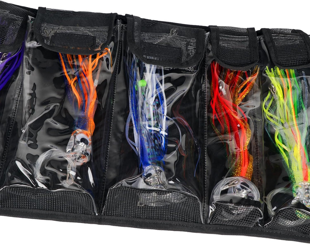 THKFISH Large Trolling Lure Bag for Saltwater, Offshore Trolling Rig Bag