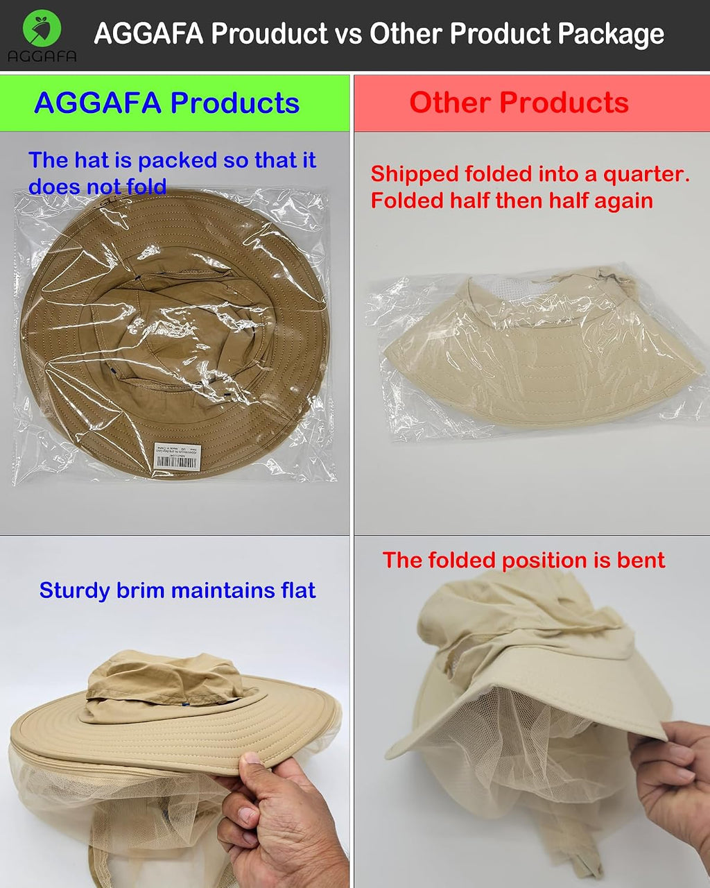 Mosquito Head Net Hat with Fine Mesh for Gardening, Fishing, Camping