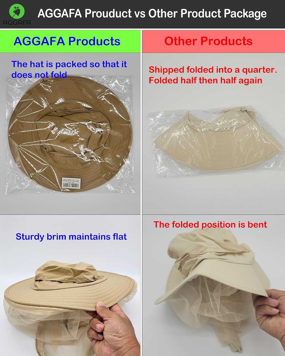 Mosquito Head Net Hat with Fine Mesh for Gardening, Fishing, Camping
