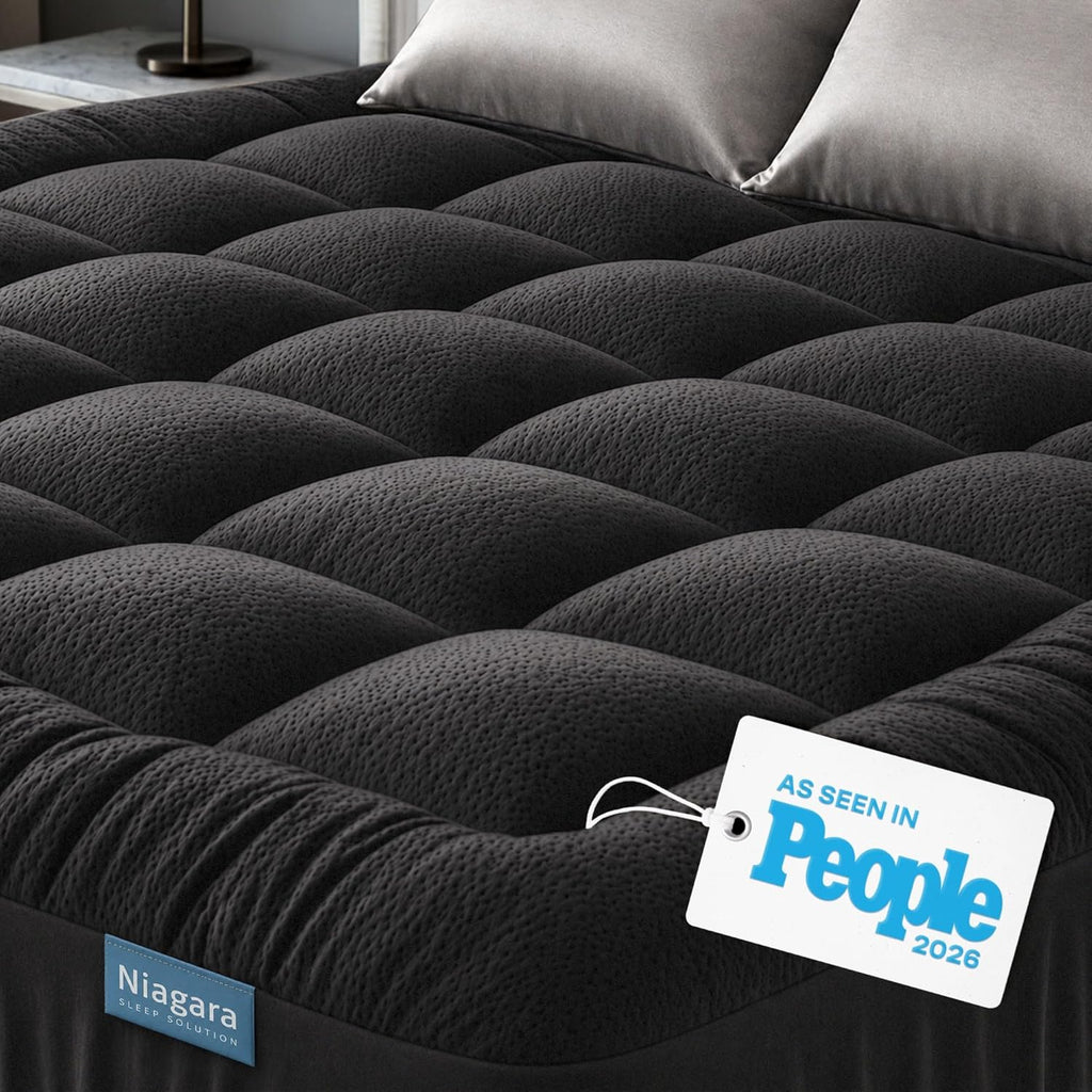 Niagara Sleep Solution Twin XL Ultra Soft Mattress Topper—Back Pain Relief