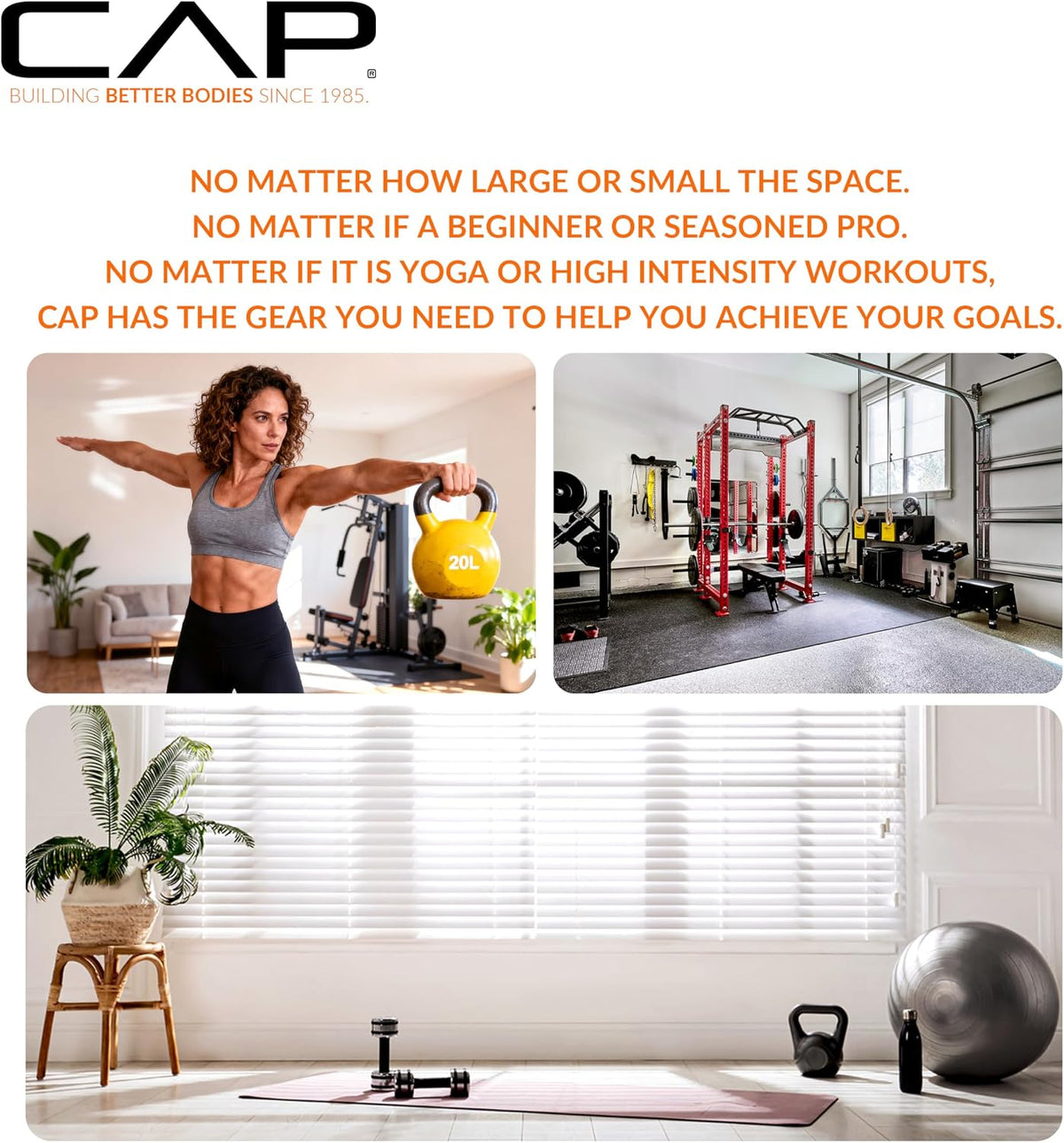 CAP Neoprene Coated Kettlebells - Multiple Sizes