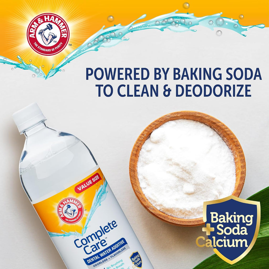 Arm & Hammer Complete Care Dog Dental Water Additive, 16 Fl Oz, 3-Pack