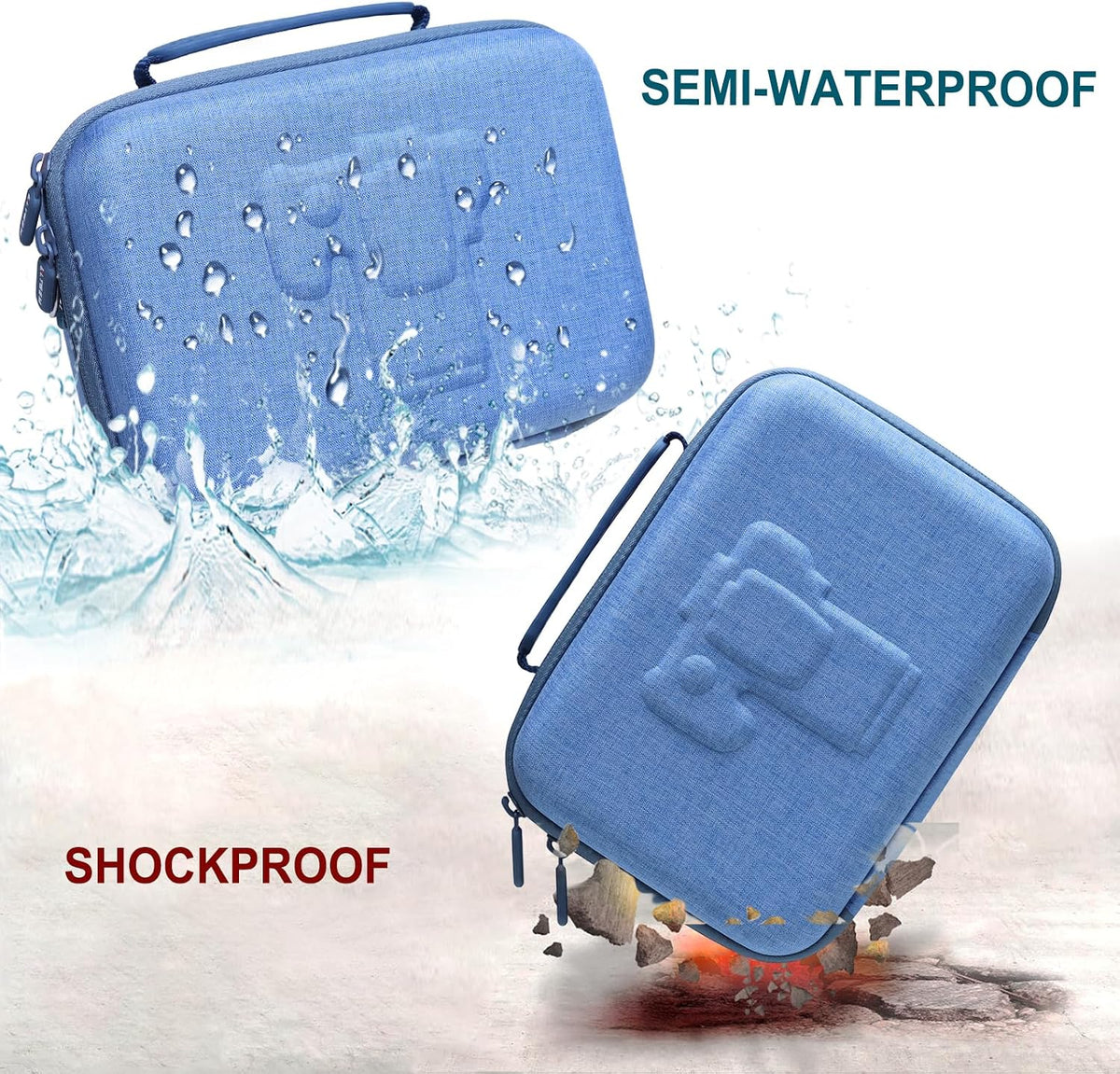 Small Camera Case Bag for Canon EOS Rebel T7/R50//R100 DSLR Camera Blue