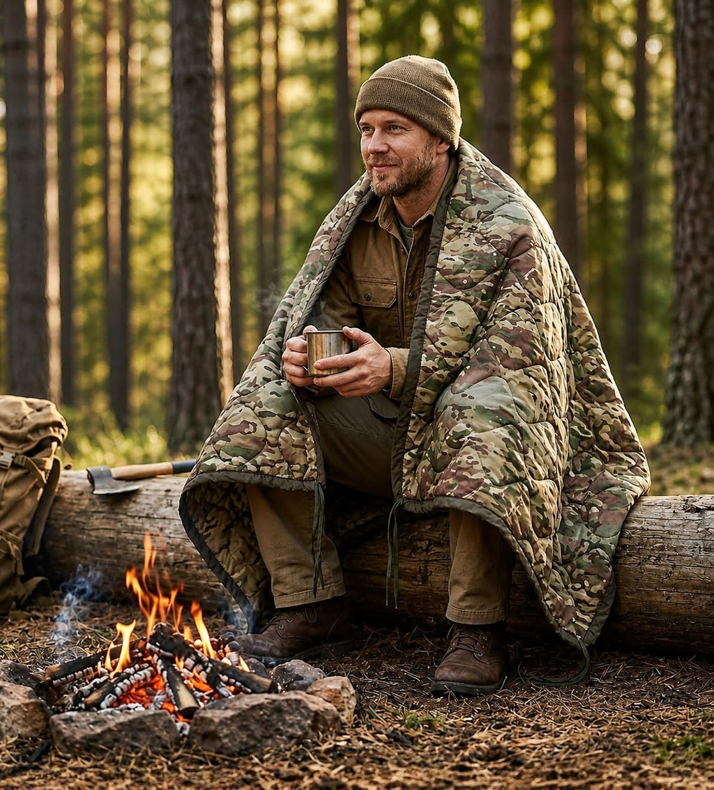 USGI Industries Woobie Blanket, Insulated Water-Resistant Poncho Liner