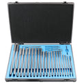 Accusize Chucking Reamer Set, 1/16" to 1/2" by 1/64", 29 Pc