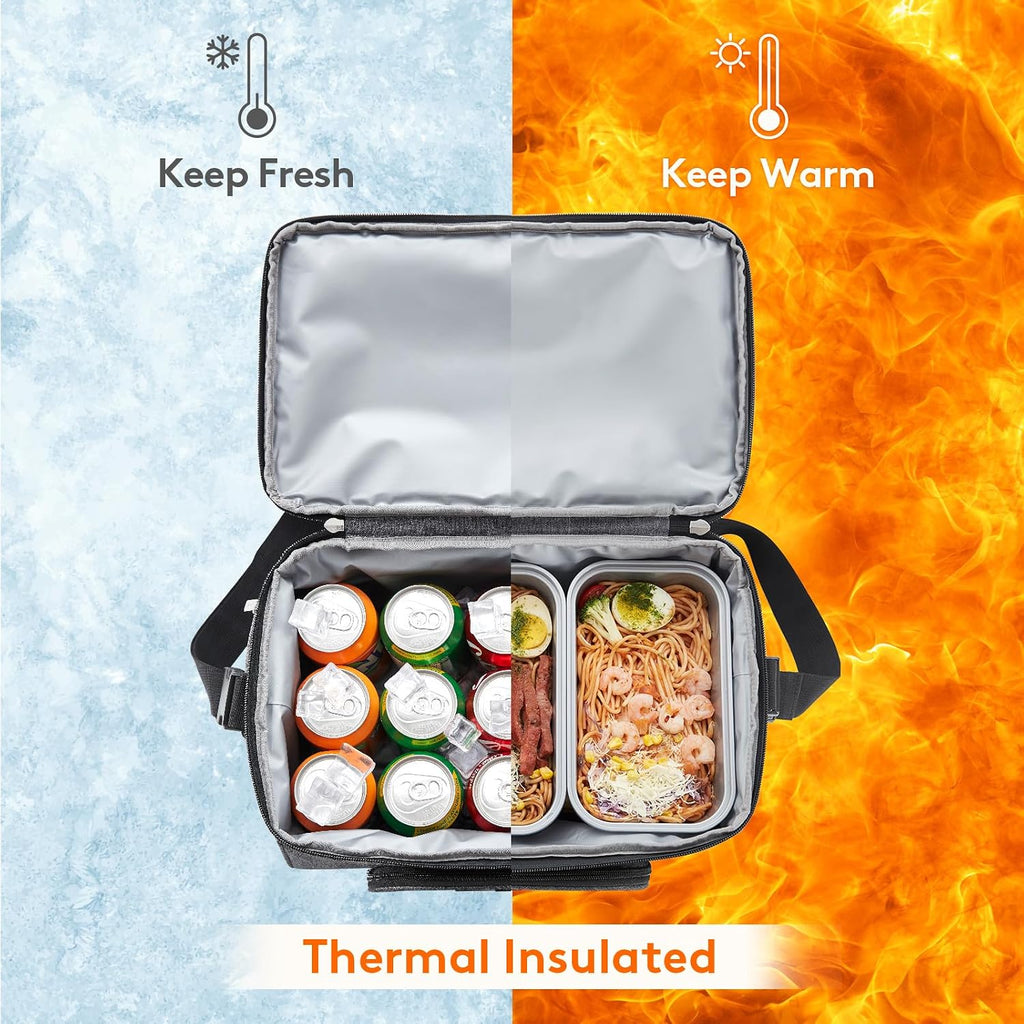 Lifewit Insulated Cooler Bag, Large Leakproof Beach Cooler, Lightweight Portable Double Layer Soft-Sided Travel Ice Chest for Camping, Kayaking, Road Trips, Grocery Shopping | Lifewit Insulated Cooler Bag, 48 Can Large Leakproof Beach Cooler