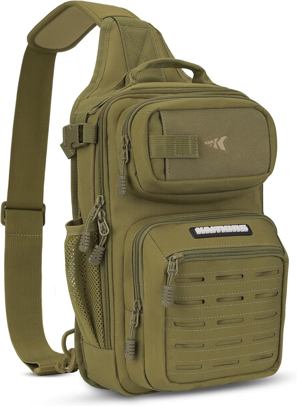 KastKing Blowbak Fishing Sling Bag, Fishing Backpack with Rod Holder