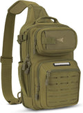 KastKing Blowbak Fishing Sling Bag, Fishing Backpack with Rod Holder