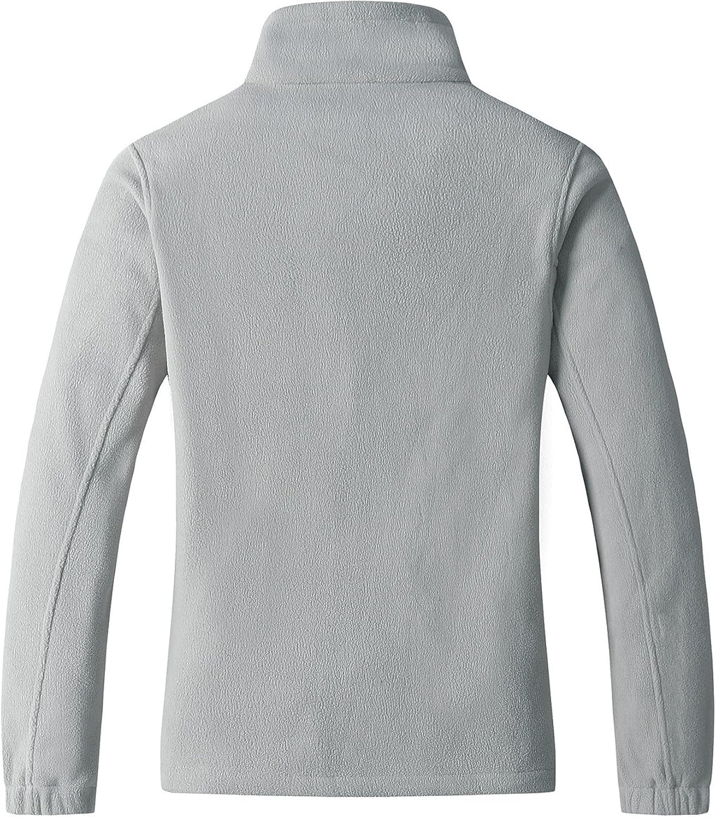 GIMECEN Women's Full Zip Soft Polar Fleece Jacket Outdoor Recreation Coat