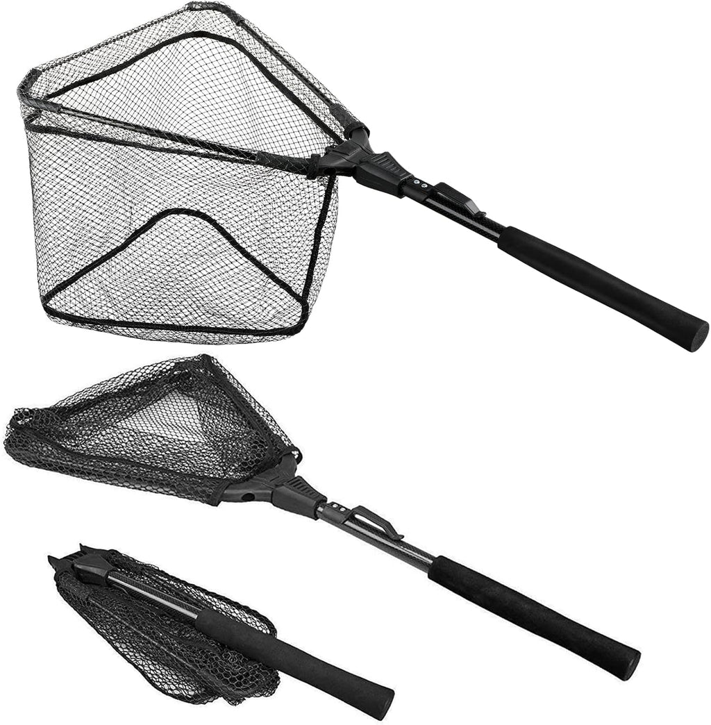 PLUSINNO Fishing Net Fish Floating Landing Net with Handle