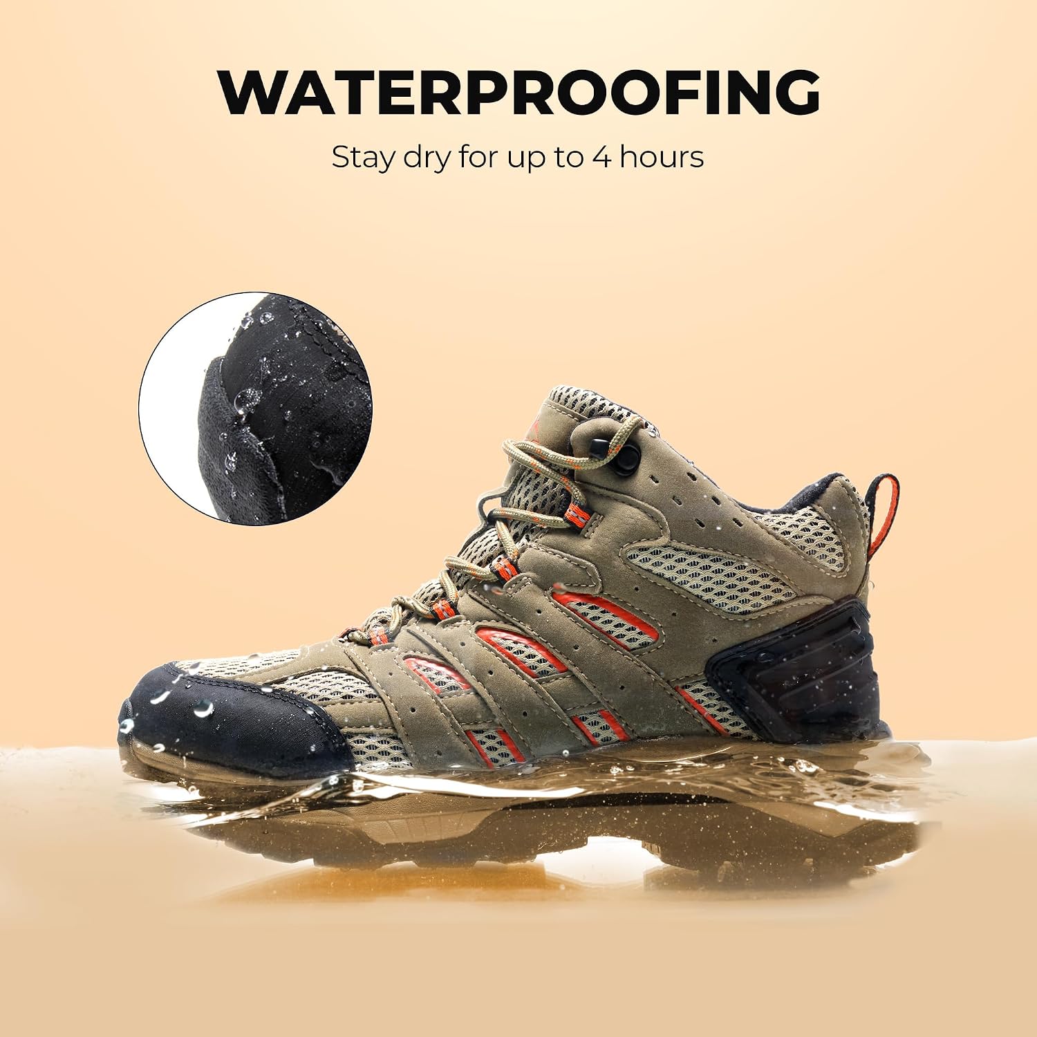 NORTIV 8 Women's Lightweight Ankle Hiking Boots Backpacking