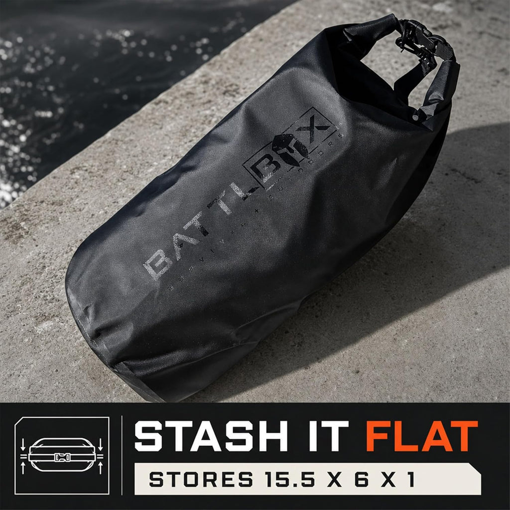 BATTLBOX 30L Waterproof Dry Bag Backpack, Roll Top Floating Dry Sack