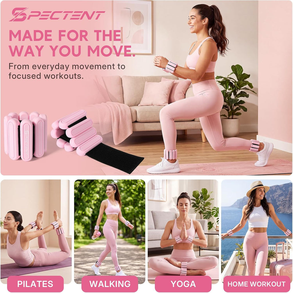 Wrist Weights for Women, Adjustable Ankle Weights for Women.