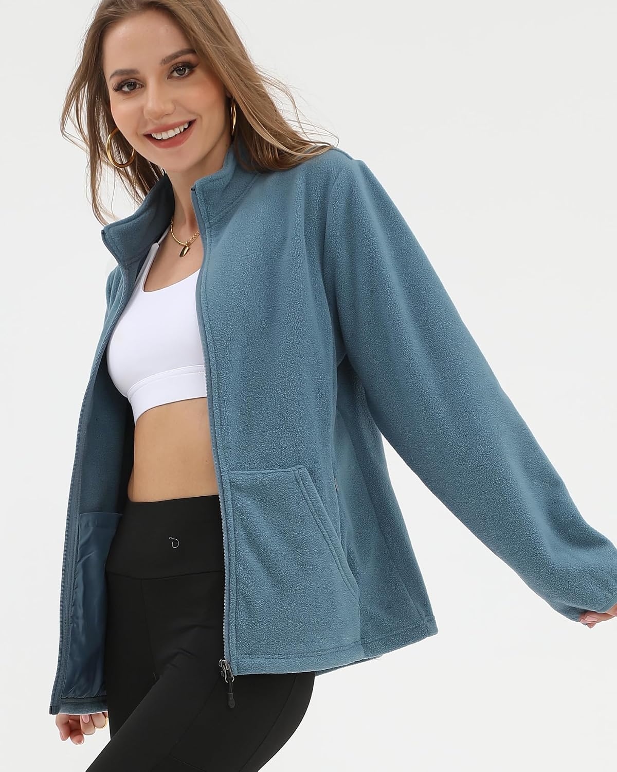 Argstar Women's Fleece Jacket 6 Pockets (XS-2XL)