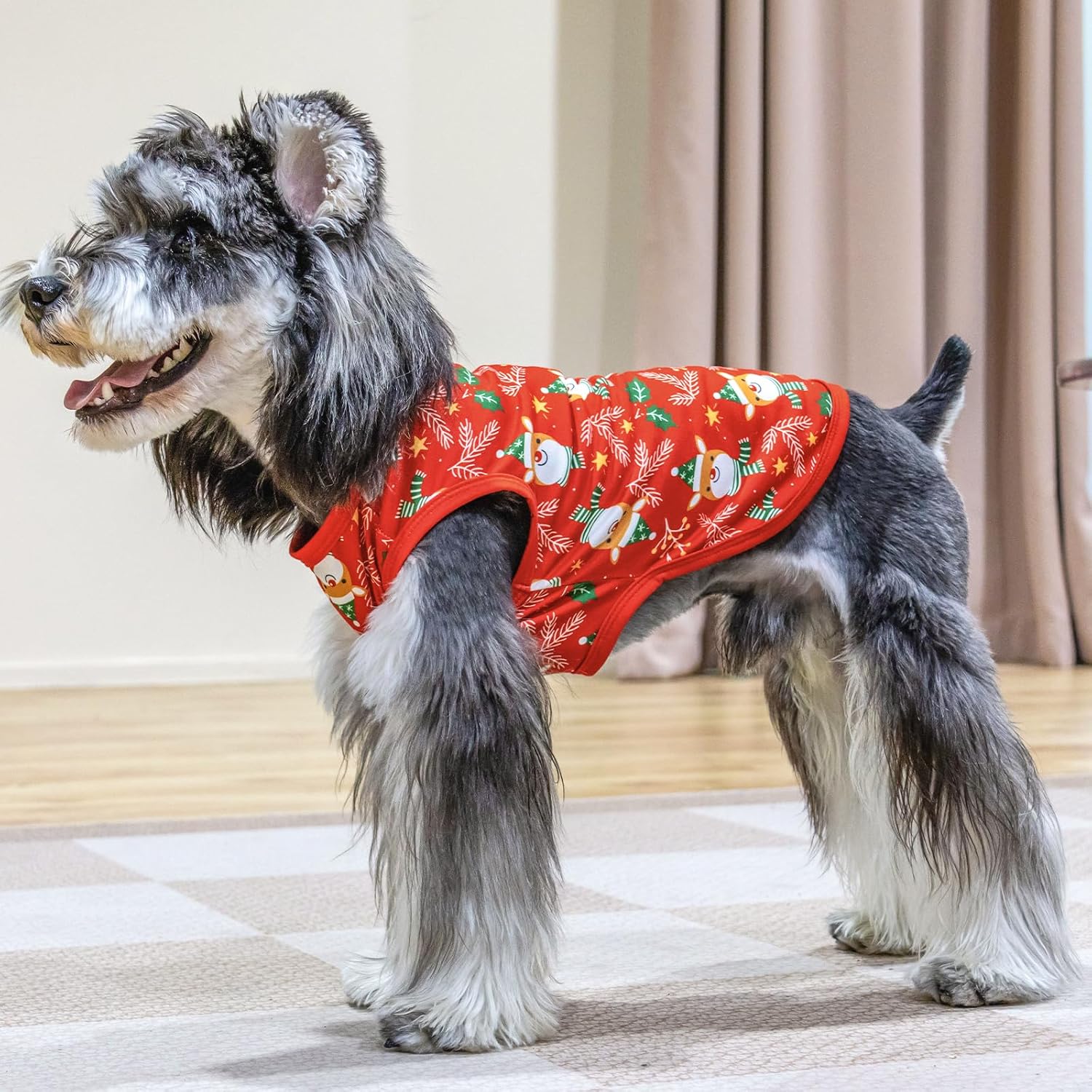 CuteBone Dog Shirts 2-Pack Soft Pet Clothes Breathable Summer Vest for Small Puppy and Stretchy Cat Apparel