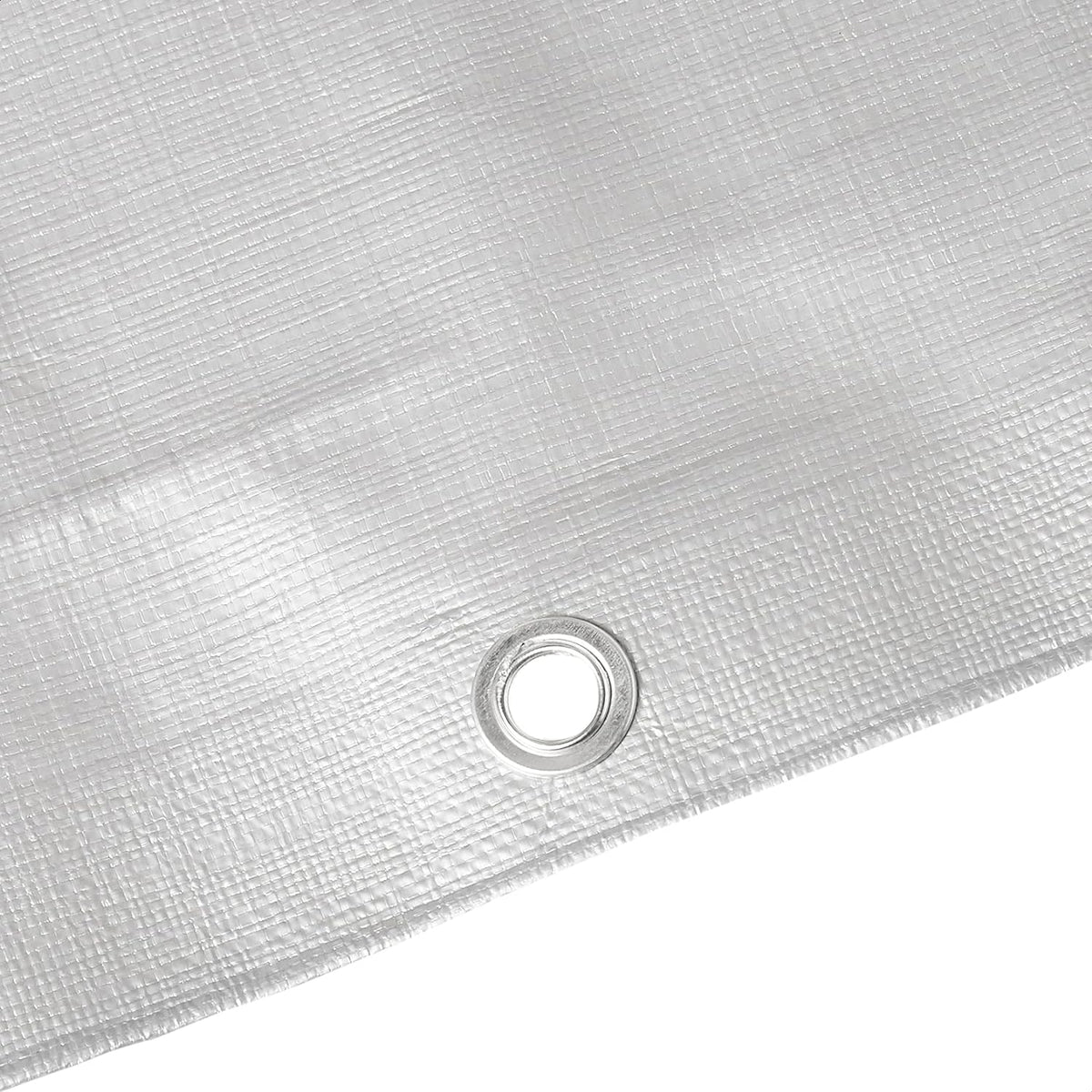 Amazon Basics Multi Purpose Waterproof Poly Tarp Cover with Grommets, 20 x 20 ft, 10MIL Thick, Brown/Silver, 1-Pack