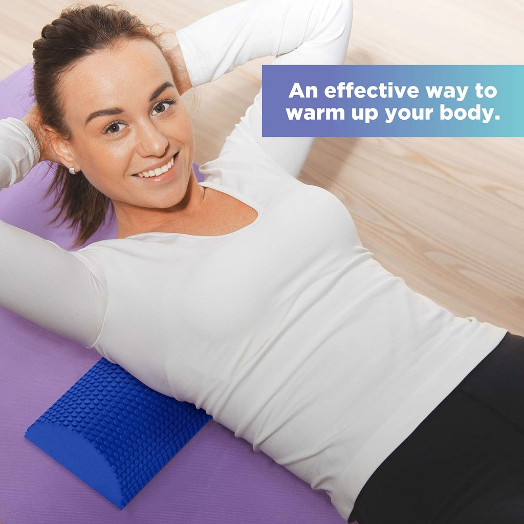 Bean Products High Density Half Round Foam Roller 18" for Physical Therapy