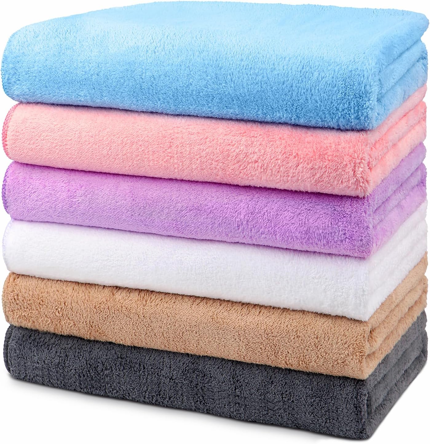 Orighty Bath Towels, Soft Feel Bath Towel, 2 Pack (27'' x 54'')