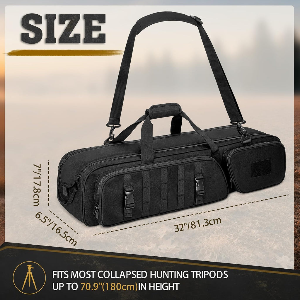 GOBUROS Hunting Tripod Carrying Bag Compatible with BOG DeathGrip Tripods
