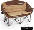 KingCamp Double Camping Chair, Oversized 880lbs Heavy Duty Loveseat XL