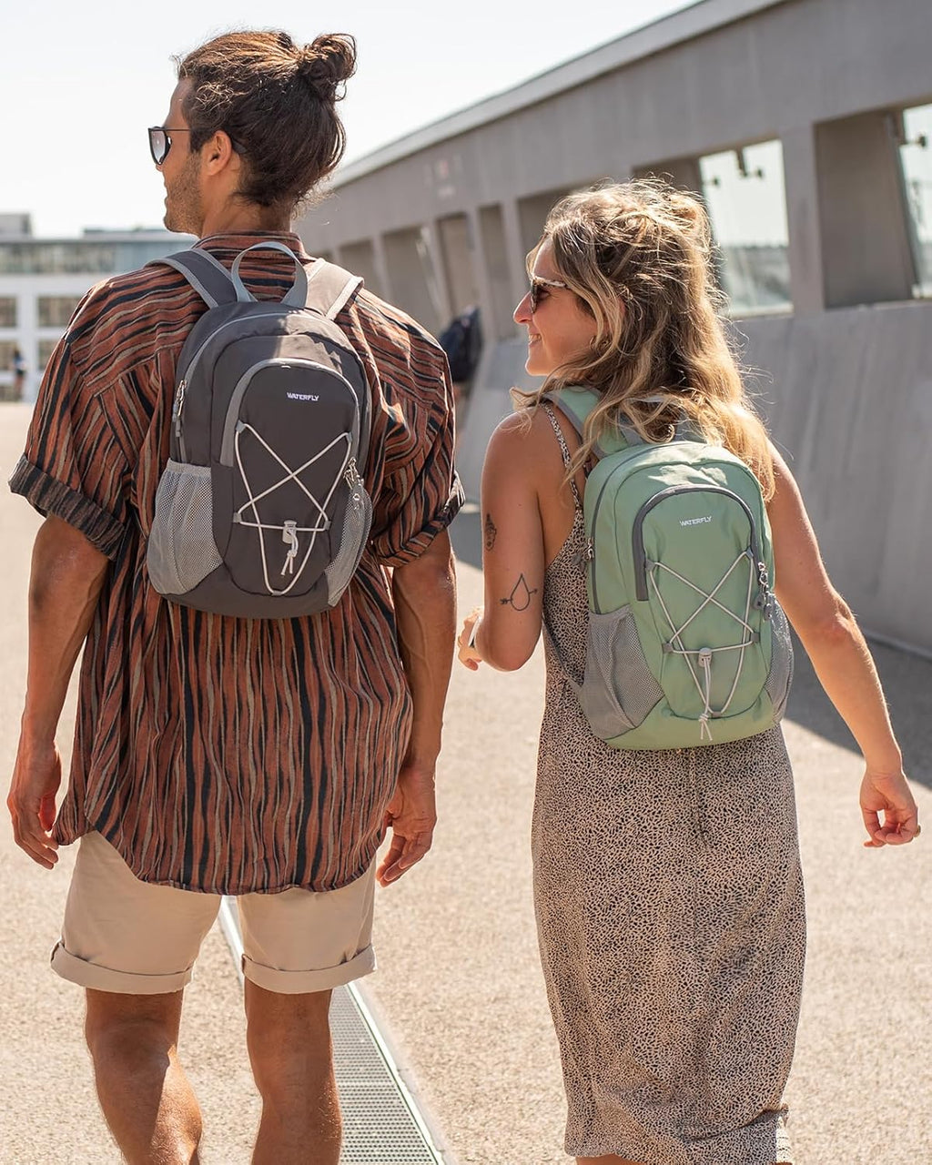 WATERFLY Small Hiking Backpack: 12L Outdoor Daypack For Women Men Teenager