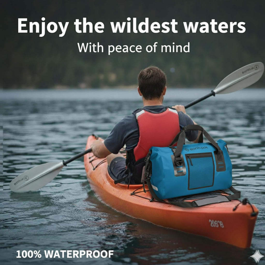 Waterproof Dry Bag Duffel - Marine Boating Kayaking Fishing Canoe 50L