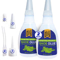 Y’allCanDiy Super Glue for Shoe. 2 Pk x .7 Oz. (20g) Heavy Duty Shoe Adhesive for Shoe Sole Repair and Applicable as Waterproof Boot Shoe Repair Glue. Cyanoacrylate Based CA Glue for Rubber Soles