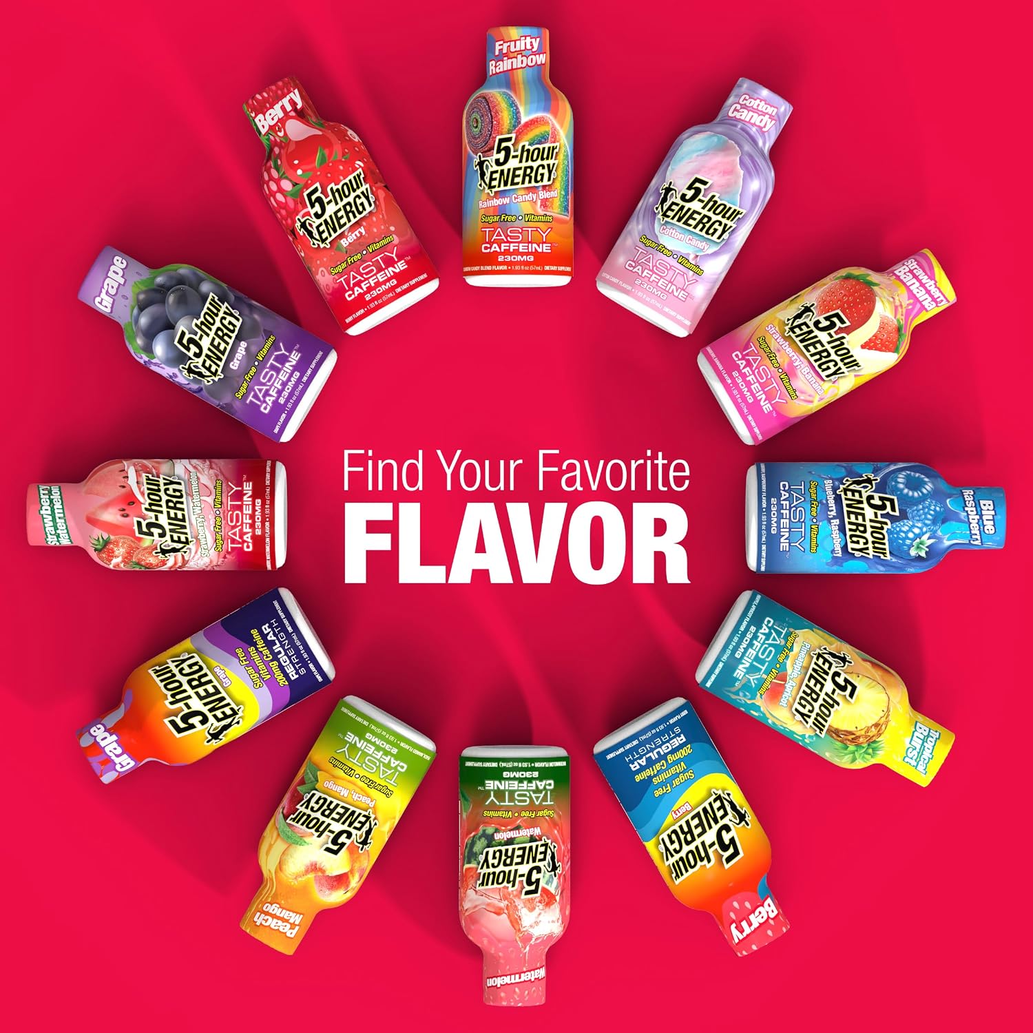 5-hour ENERGY VARIETY PACK, 30 Count, 1.93 Fl Oz Extra Strength Energy Shot