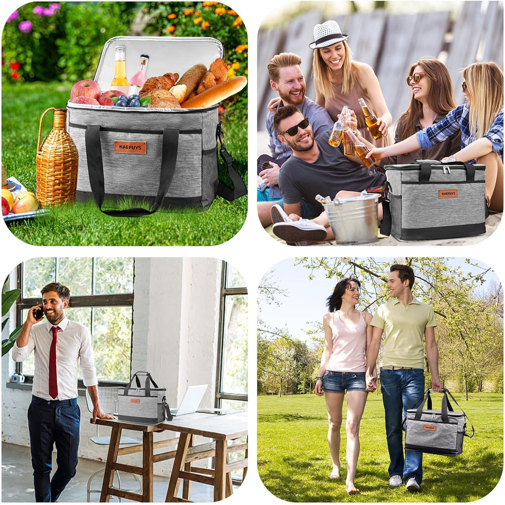 Soft Cooler Bag Insulated 30L for Men Women for Camping Travel Picnic Work