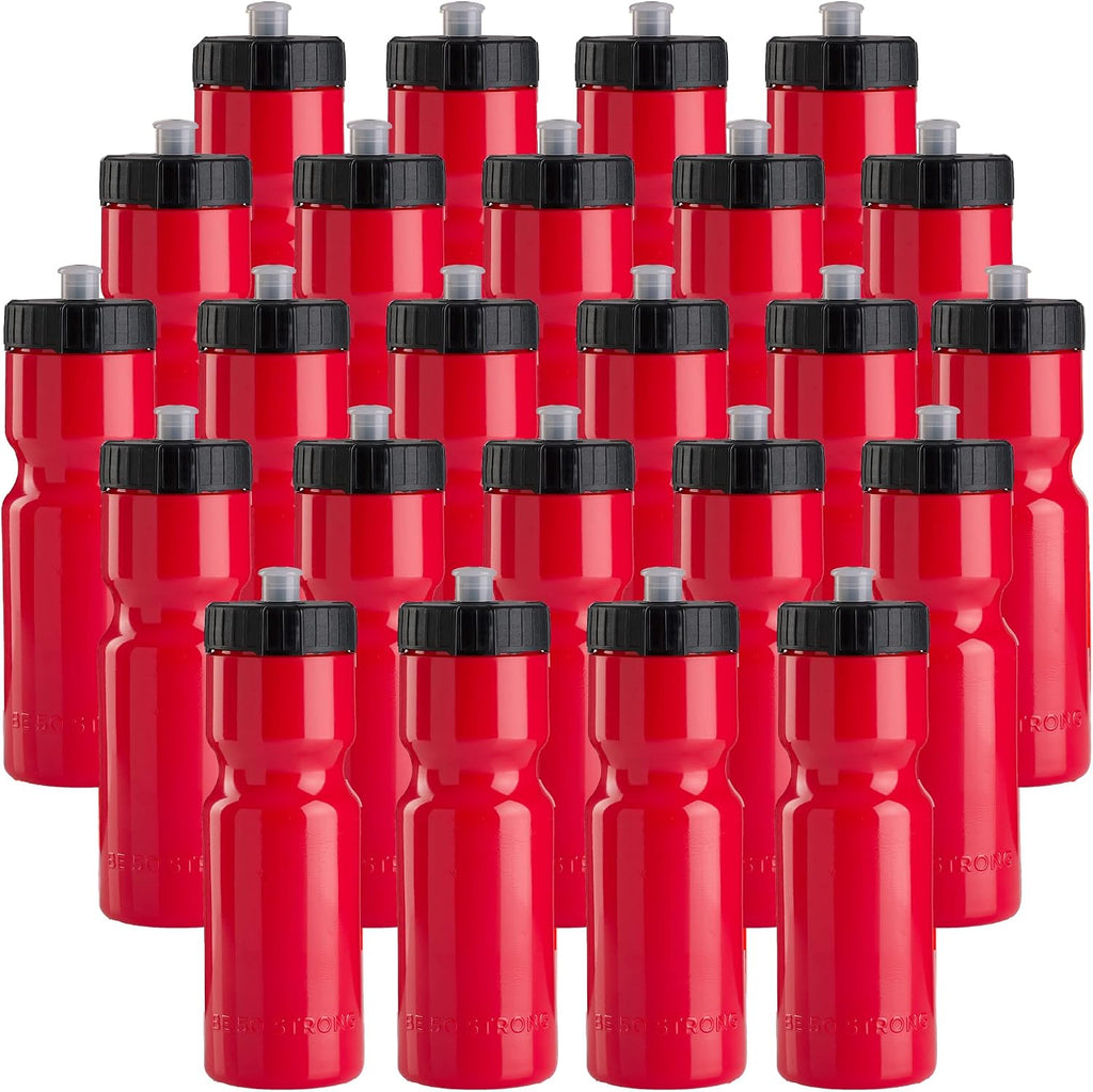 50 Strong | Custom Water Bottles, 24-Pack, 22 oz, Personalized, Logo Ready