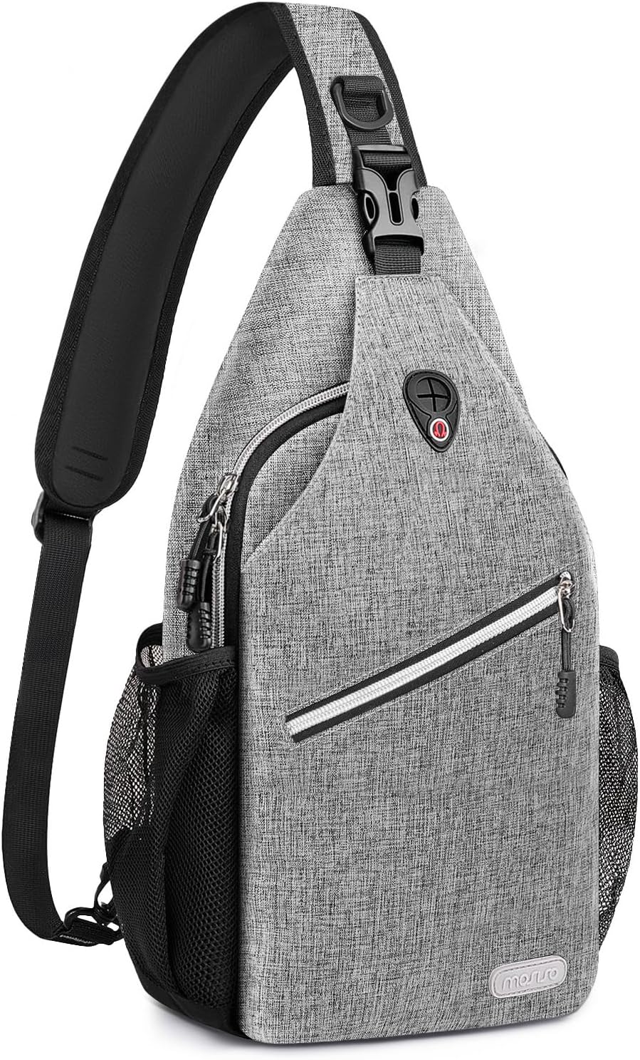 MOSISO Small Sling Bag for Men, Crossbody Shoulder Chest Daypack Bag